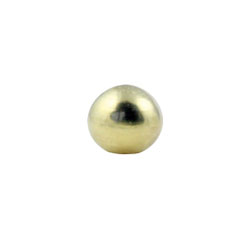 Gold PVD surgical steel screw-on ball