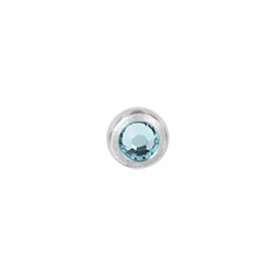 Jewelled surgical steel screw-on ball