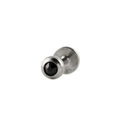 Jewelled titanium labret - 1.2mm gauge