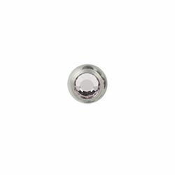 Jewelled titanium screw-on ball - 1.6mm gauge