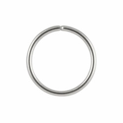 Hypoallergenic niobium continuous ring earrings nose rings