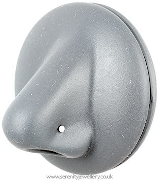 Titanium disk nose stud