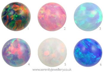 Opal screw-on ball