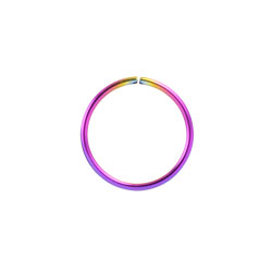 Rainbow PVD steel continuous ring