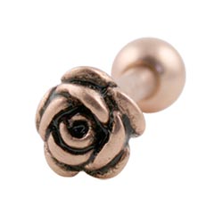 Rose cartilage earring