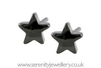 Surgical steel star stud earrings