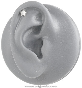 Star cartilage earring