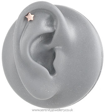 Star cartilage earring