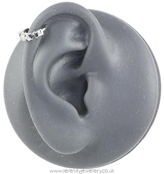 Stars helix hoop