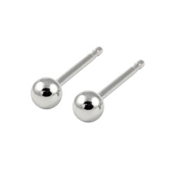 Caflon surgical steel ball earrings