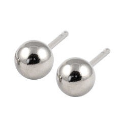 Caflon surgical steel ball earrings