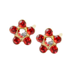 Studex Sensitive gold plated steel daisy earrings