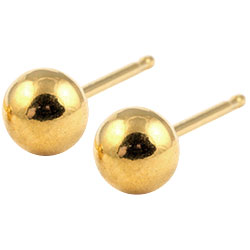 Studex Sensitive gold plated steel ball earrings