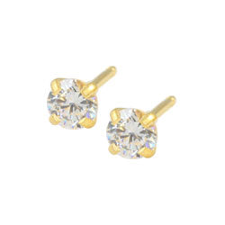 Studex Sensitive gold plated steel Cubic Zirconia earrings