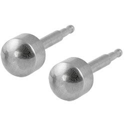Studex Plus titanium ball piercing earrings