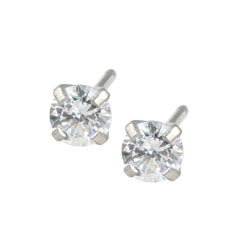 Caflon surgical steel Cubic Zirconia earrings