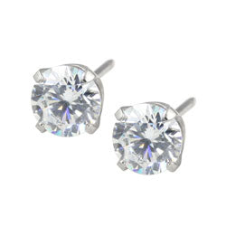 Caflon surgical steel Cubic Zirconia earrings