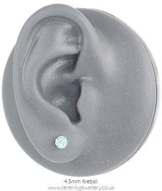 Studex Sensitive surgical steel fireball earrings