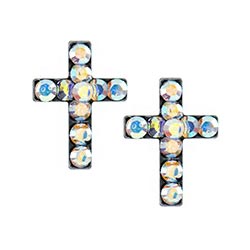 Studex Sensitive surgical steel cross earrings
