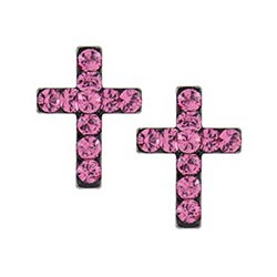 Studex Sensitive surgical steel cross earrings