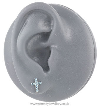 Studex Sensitive surgical steel cross earrings