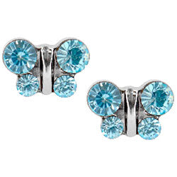 Studex Sensitive surgical steel butterfly earrings