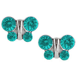 Studex Sensitive surgical steel butterfly earrings