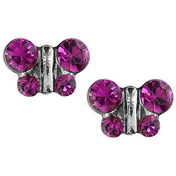 Studex Sensitive surgical steel butterfly earrings