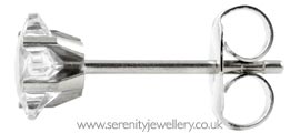 Studex Sensitive surgical steel CZ star earrings