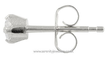 Studex Tiny Tips surgical steel Cubic Zirconia earrings