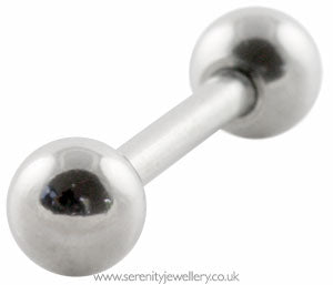 Surgical steel barbell - 0.8mm gauge