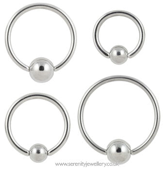 Surgical steel BCR - 1mm gauge