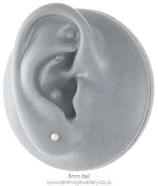 Surgical steel sandblasted earrings