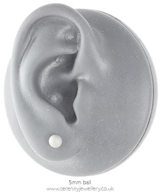 Surgical steel sandblasted earrings