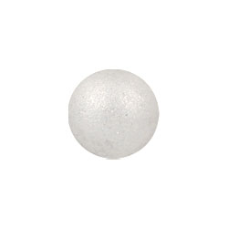 Surgical steel sandblasted screw-on ball