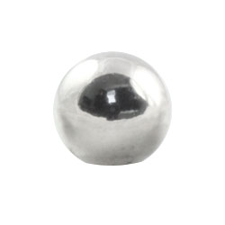 Surgical steel screw-on ball - 1.2mm gauge