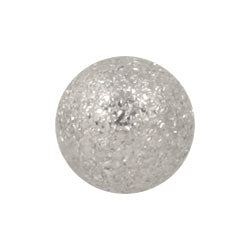 Surgical steel shimmer screw-on ball