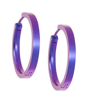 Ti2 titanium hinged hoops