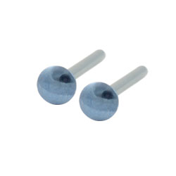 Tiny niobium disk studs