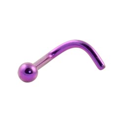 Titanium ball nose stud