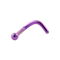 Titanium ball nose stud