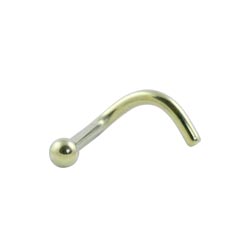 Hypoallergenic titanium ball nose studs Serenity Jewellery UK