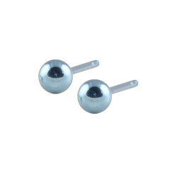 Titanium ball stud earrings