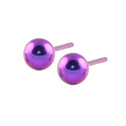 Two sided on sale ball earrings