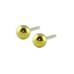 Titanium ball stud earrings