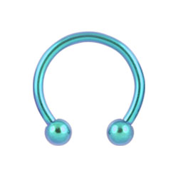 Titanium circular barbell