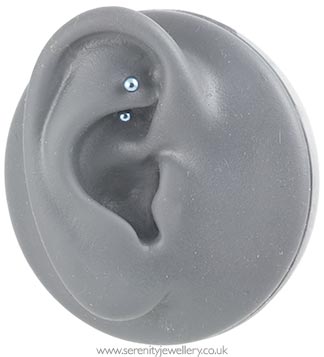 Sterling silver deals curved barbell