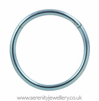 Titanium hinged segment ring