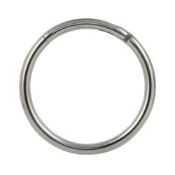 Titanium hinged segment ring