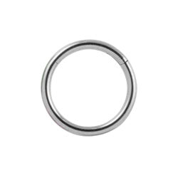 Titanium hinged segment ring